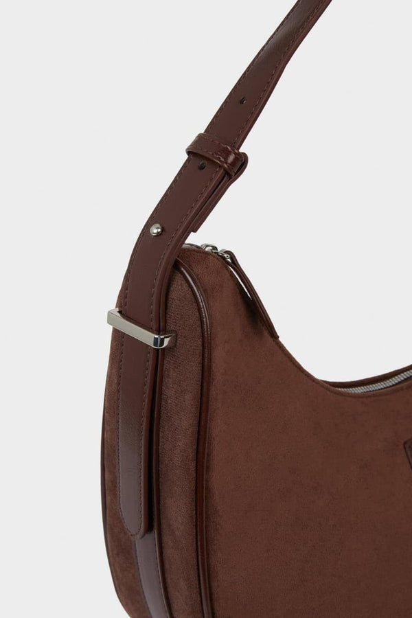 Women Suede Crossbody Bag