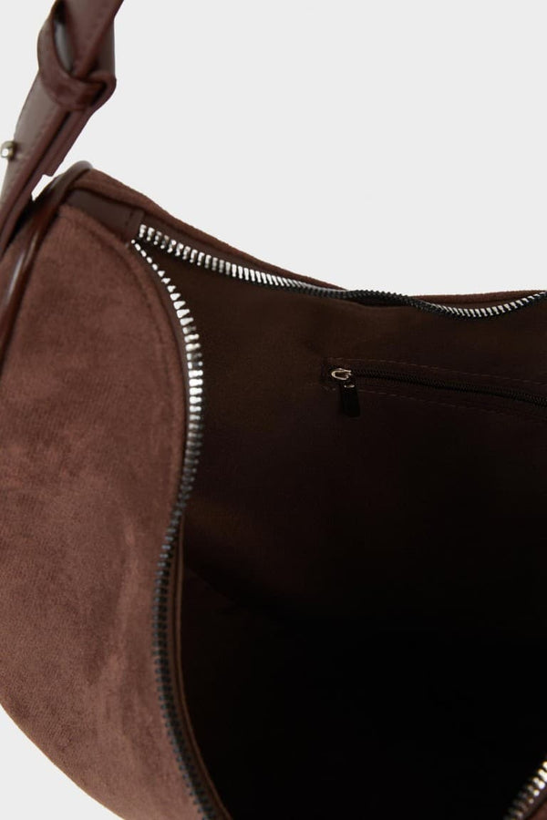 Women Suede Crossbody Bag