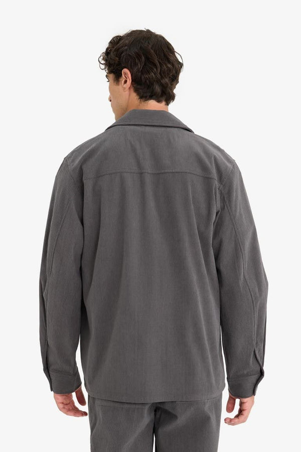 Regular Fit Corduroy Long-Sleeve Shirt