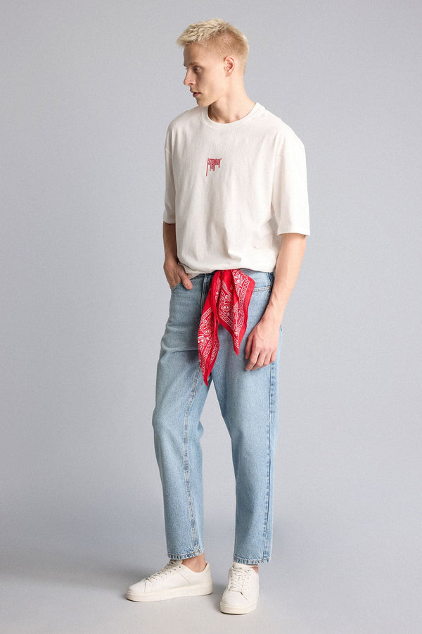 Baggy Fit Straight Leg Jeans