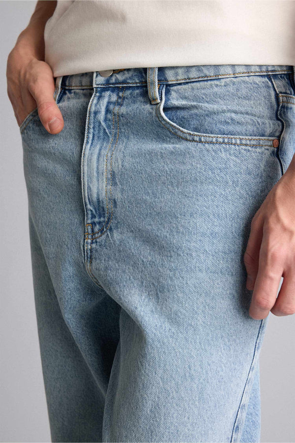 Baggy Fit Straight Leg Jeans