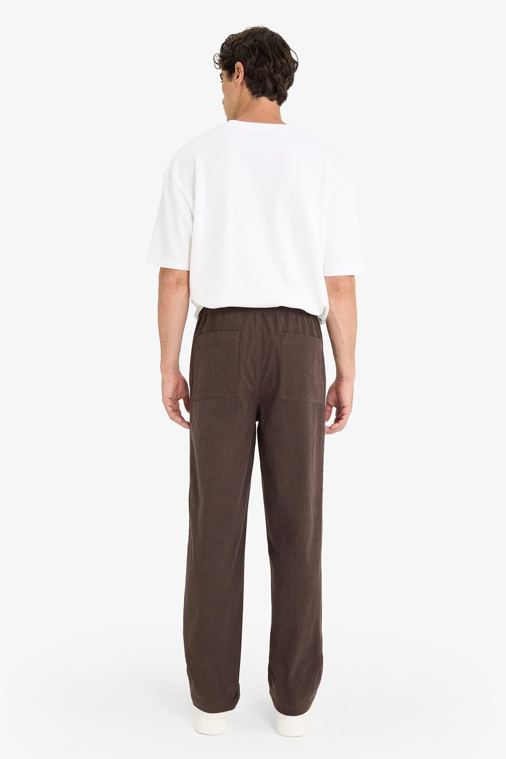 Wide Leg Corduroy Trousers