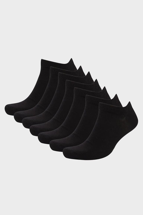 Men 7-Pack Cotton Booties Socks