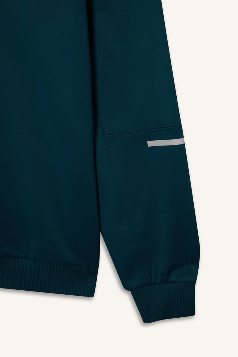 Standard Fit Crew Neck Athletic Sweatshirt