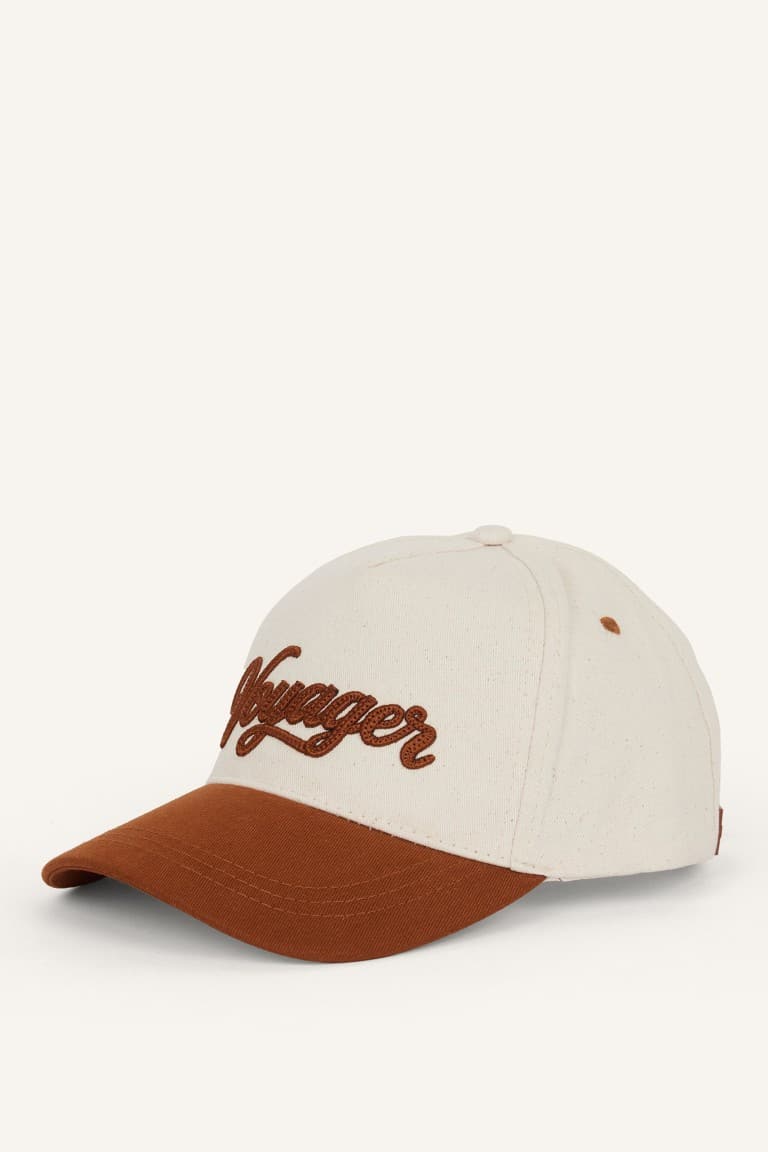 Mens Cotton Embroidered Cap Black Hat Main image