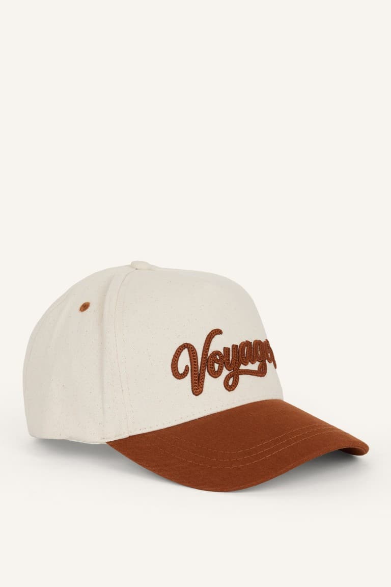 Mens Cotton Embroidered Cap Black Hat Secondary image