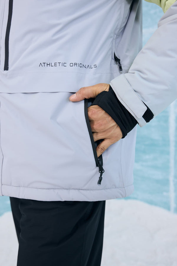 Water Repellent Regular Fit Hooded Zippered Ski Jacket