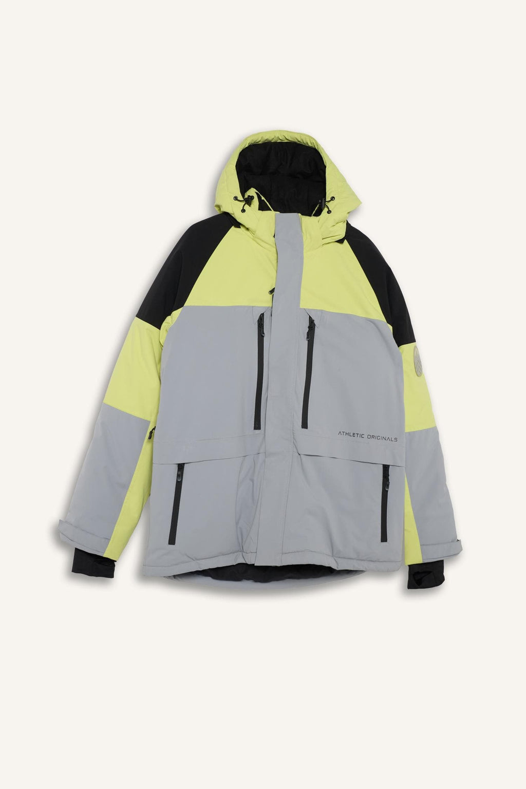 Water Repellent Regular Fit Hooded Zippered Ski Jacket
