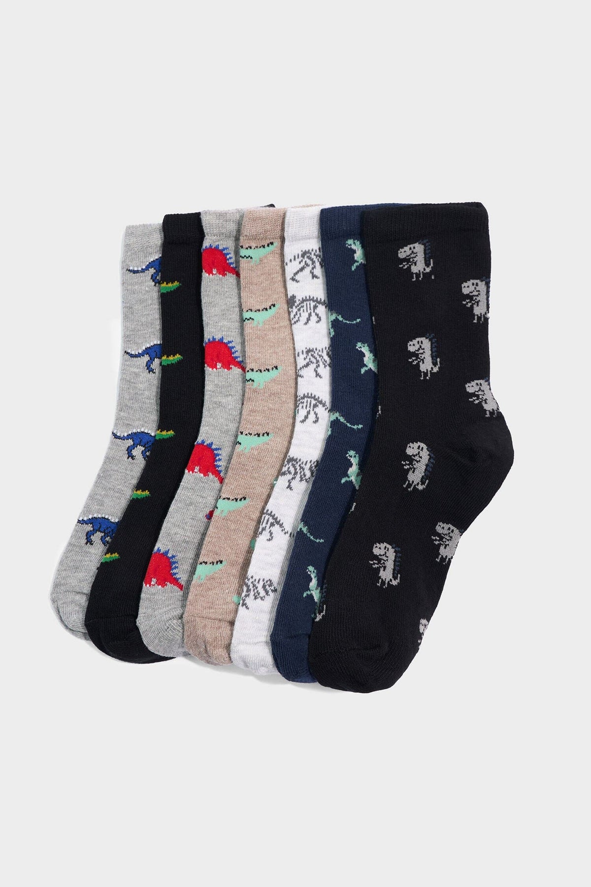 Boys' 7-Pack Cotton Long Socks