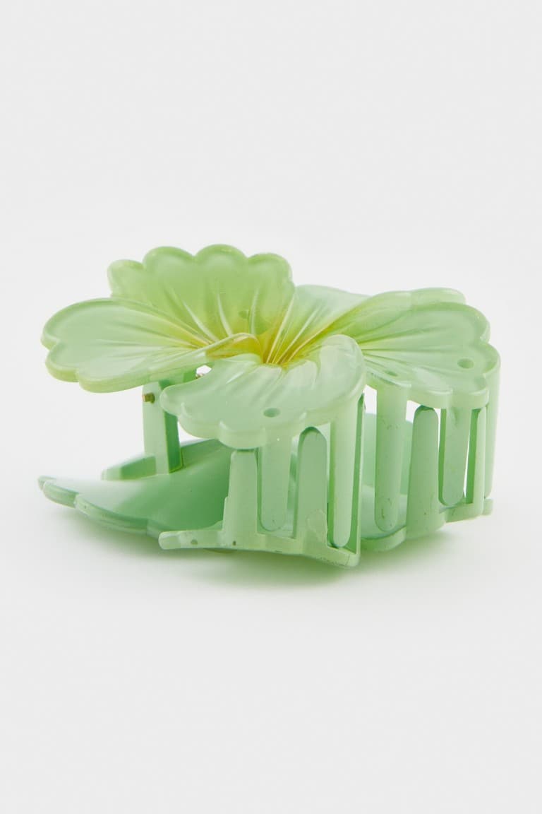 women Orange Lotus Latch Buckle Secondary image