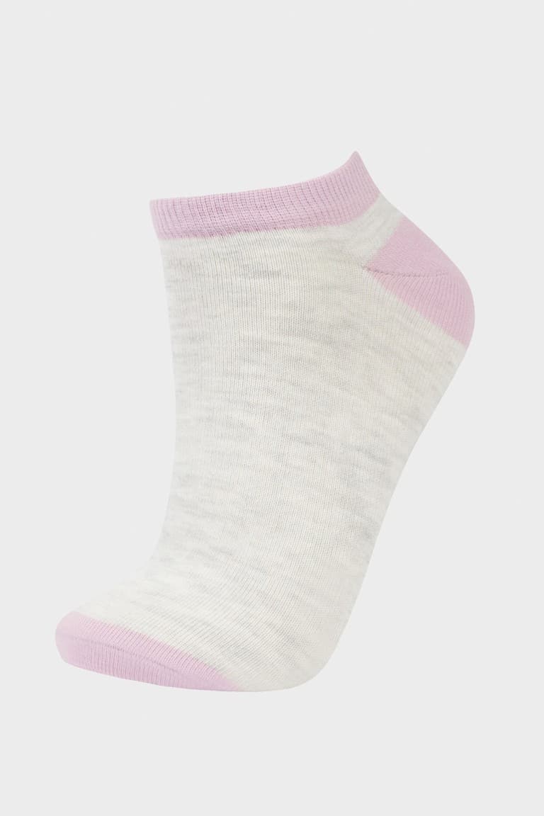 Women 5-Pack Cotton Booties Socks