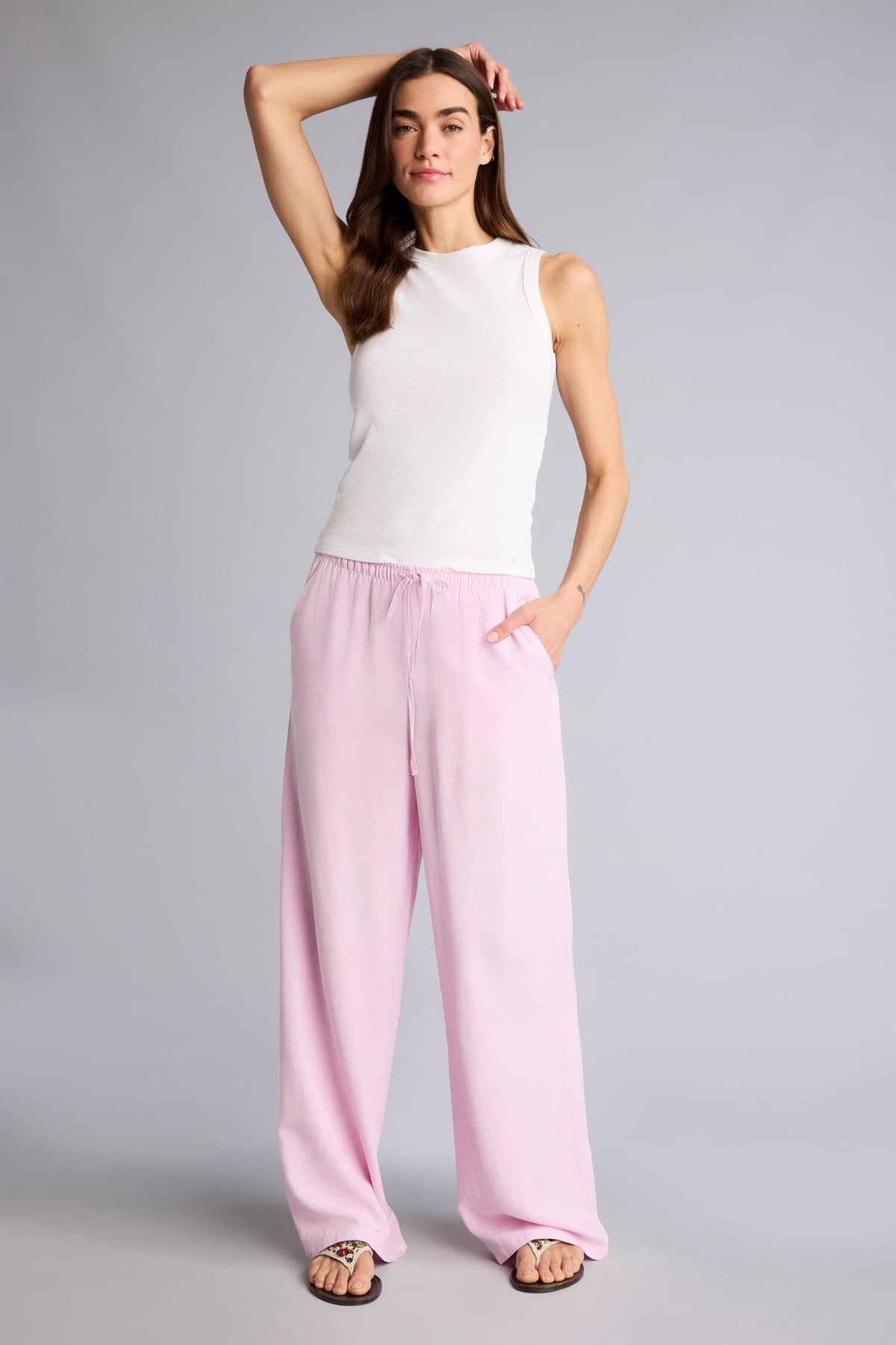 Wide Leg With Pockets Trousers