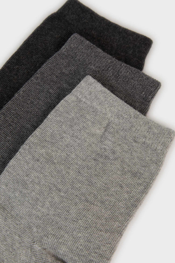 Mens 3-Pack Cotton Socks