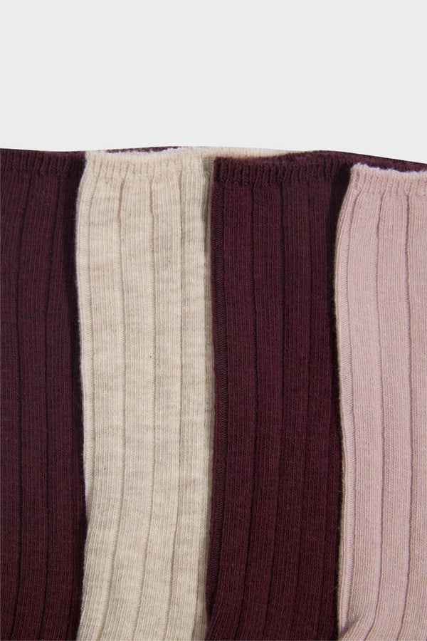 Womens 5-Pack Cotton Long Socks