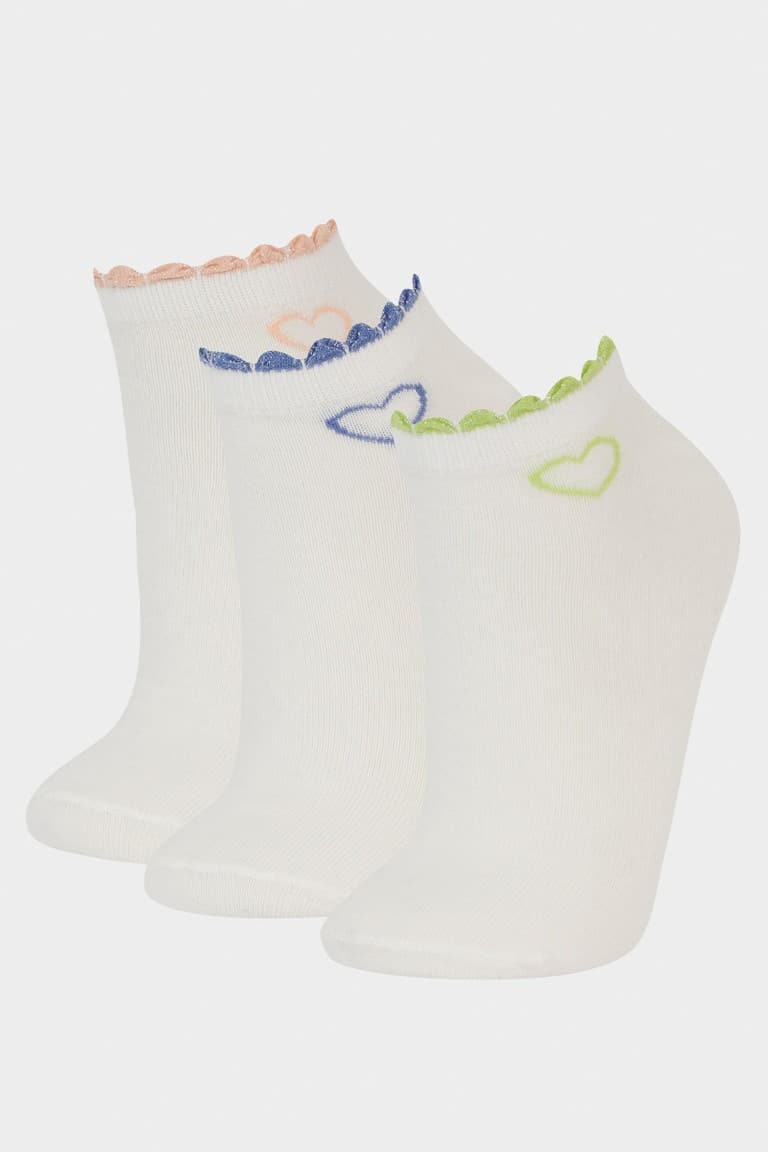 Women 3-Pack Cotton Booties Socks Main image