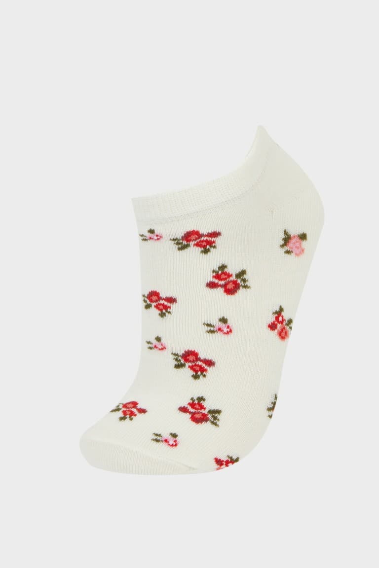 Women 5-Pack Cotton Booties Socks