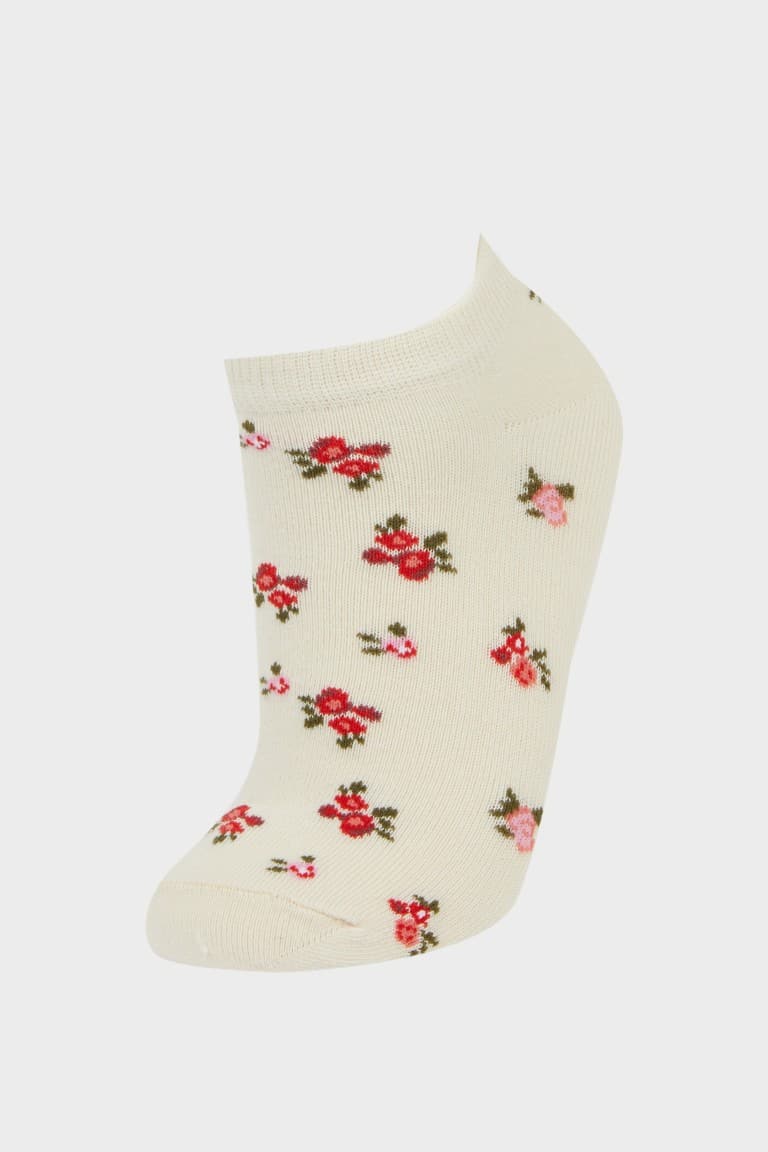 Women 5-Pack Cotton Booties Socks