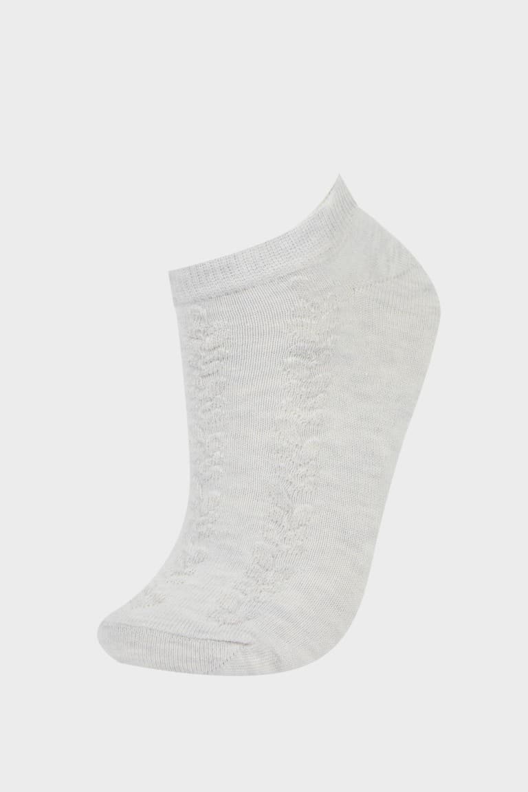 Women 5-Pack Cotton Booties Socks