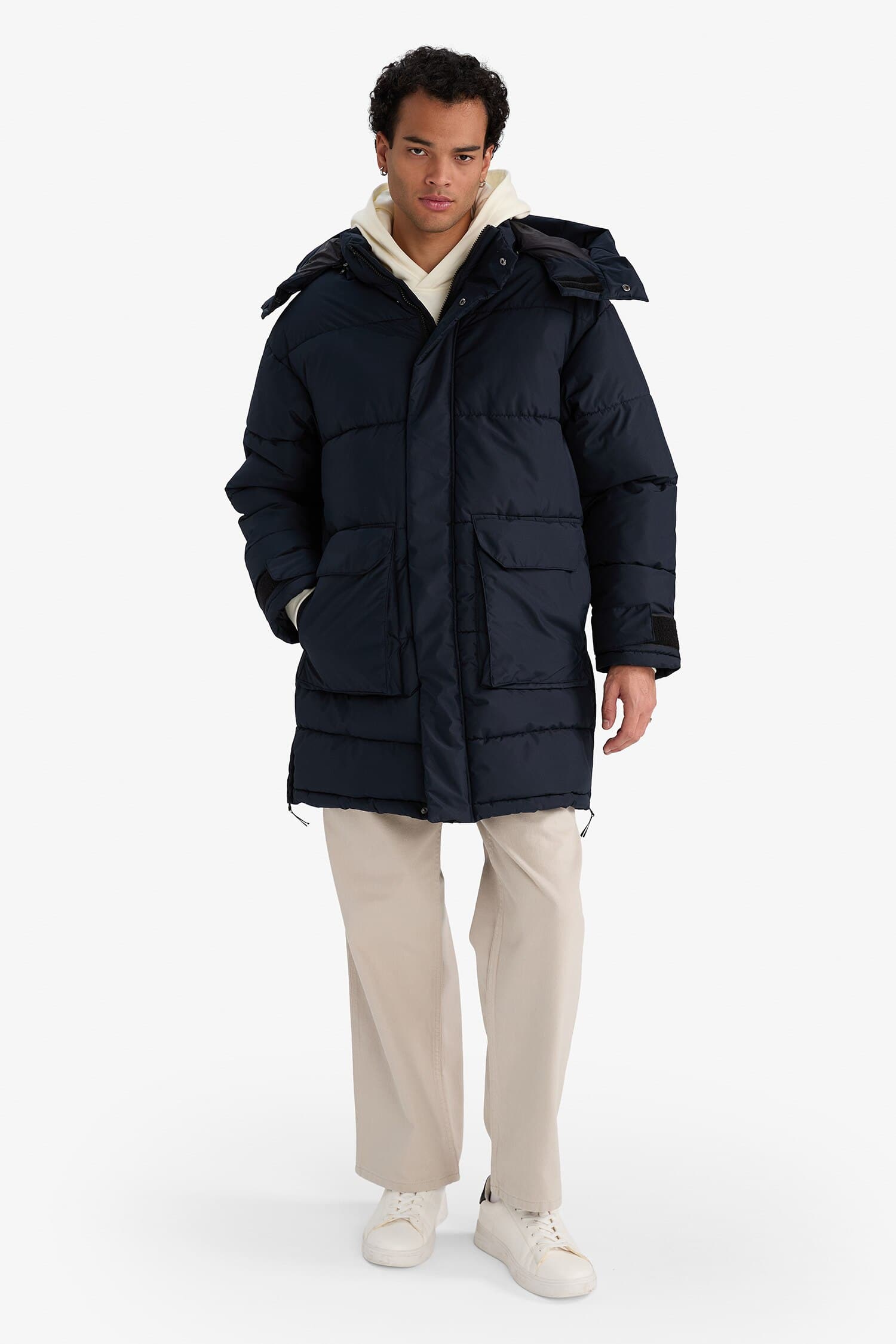 Water Repellent Hooded Parka Coat Secondary image