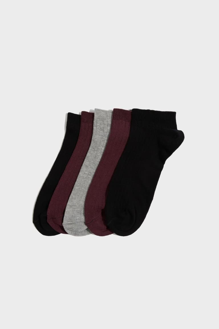 Mens 5-Pack Cotton Booties Socks Main image