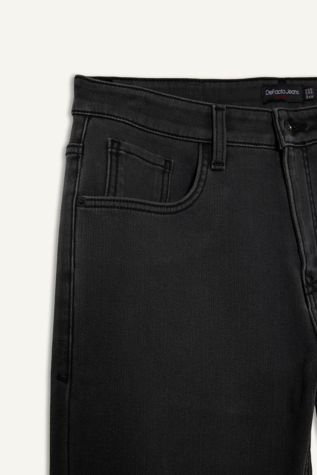 Diago Comfort Fit High Waist Wide Leg Straight Leg Thermal Fleece Jeans