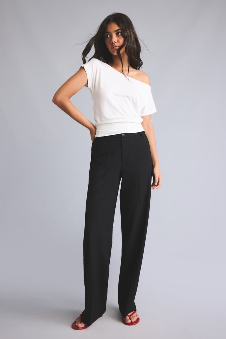 Straight Fit Fleto Pocket Normal Waist Standard Length Trousers