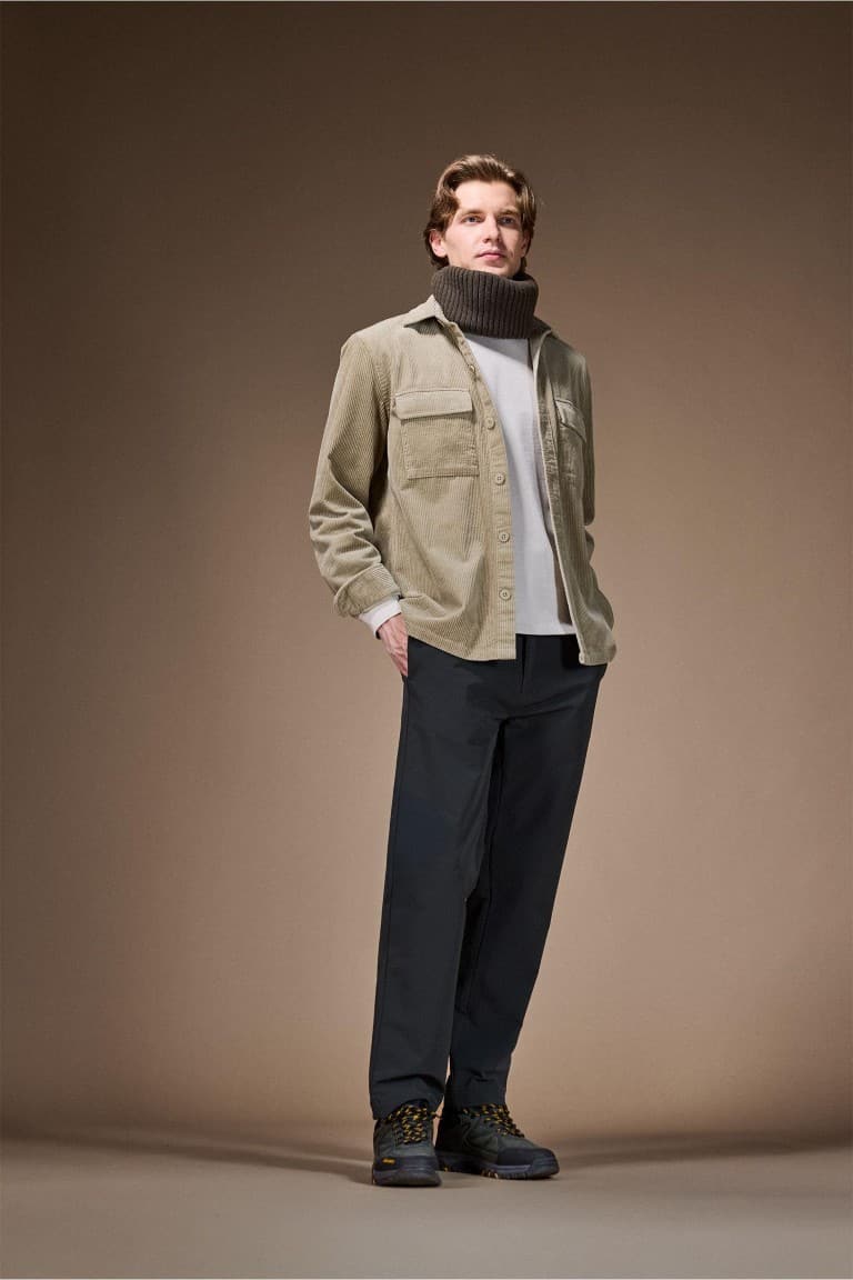 100% Cotton REGULAR FIT Velvet Shirt Secondary image