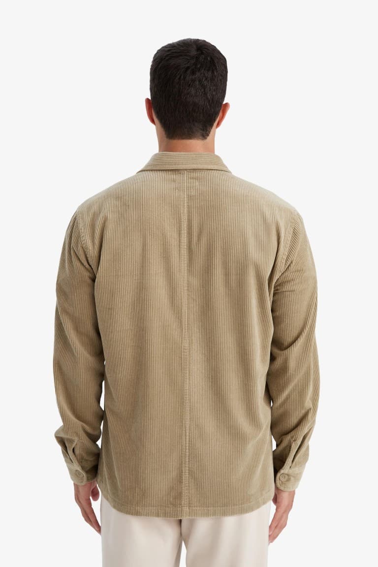 100% Cotton REGULAR FIT Velvet Shirt