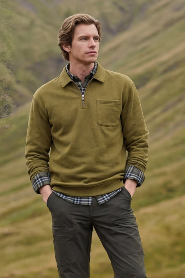 Half-Zip Sweatshirt