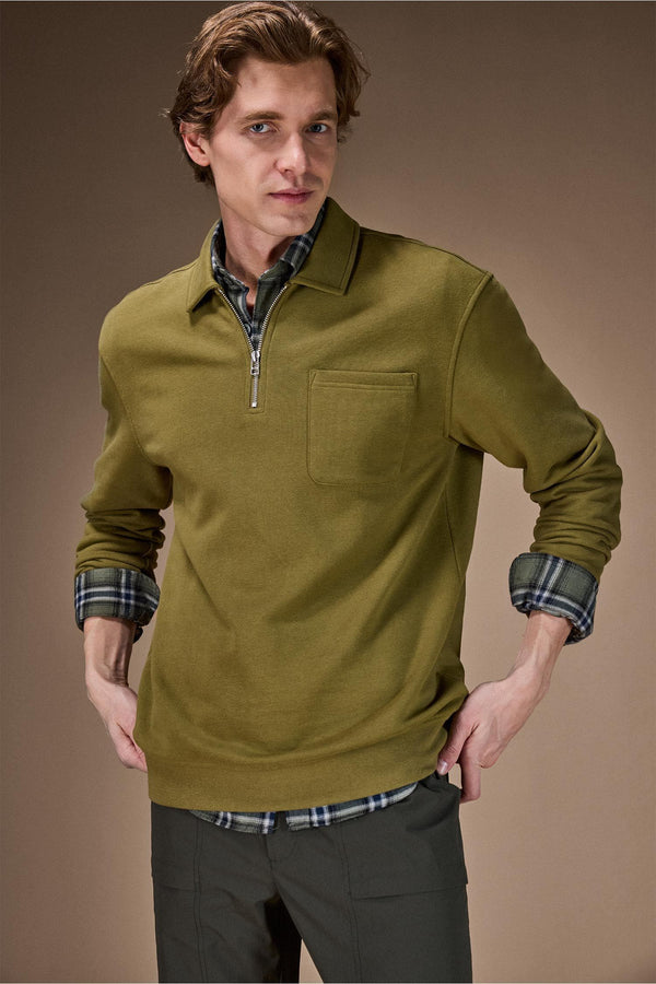 Half-Zip Sweatshirt