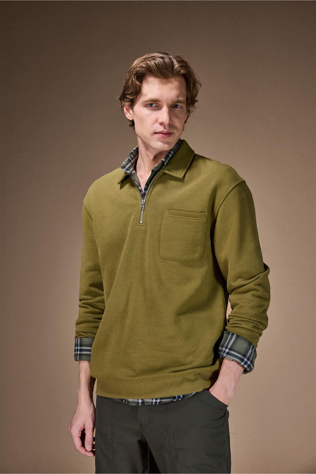 Half-Zip Sweatshirt