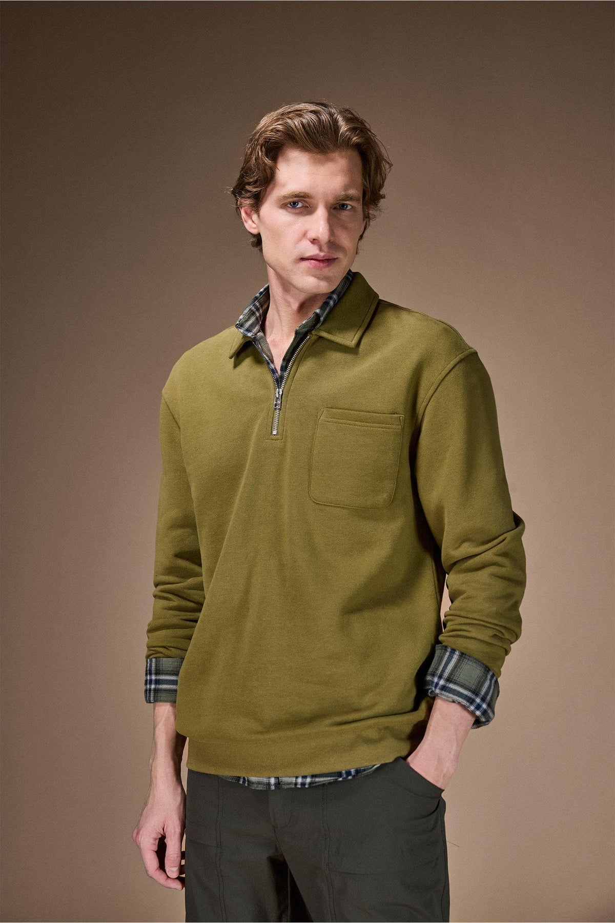 Half-Zip Sweatshirt