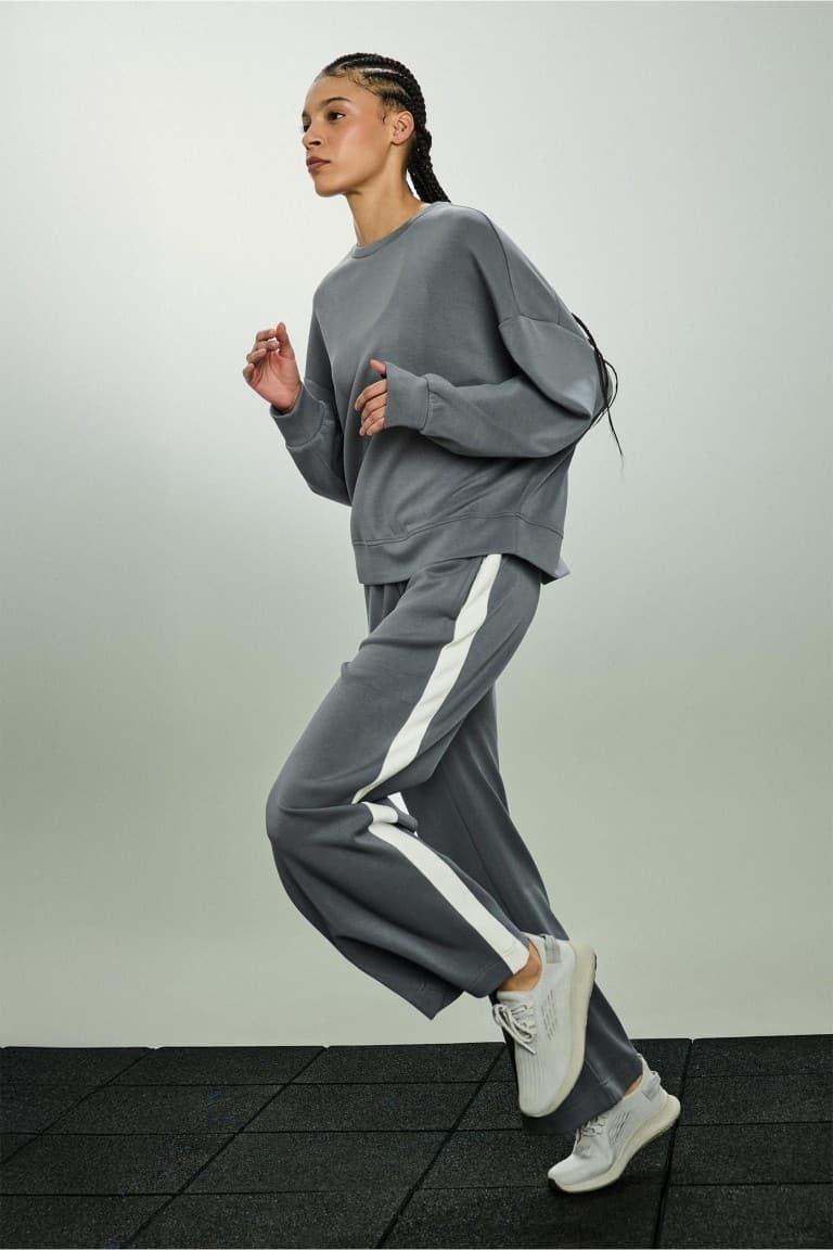 Wide Leg Modal Sweatpants With Pockets Secondary image
