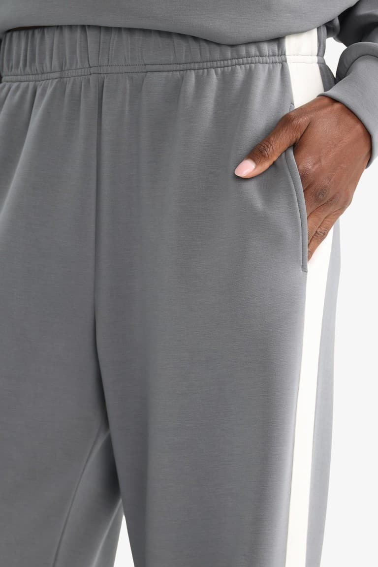 Wide Leg Modal Sweatpants With Pockets