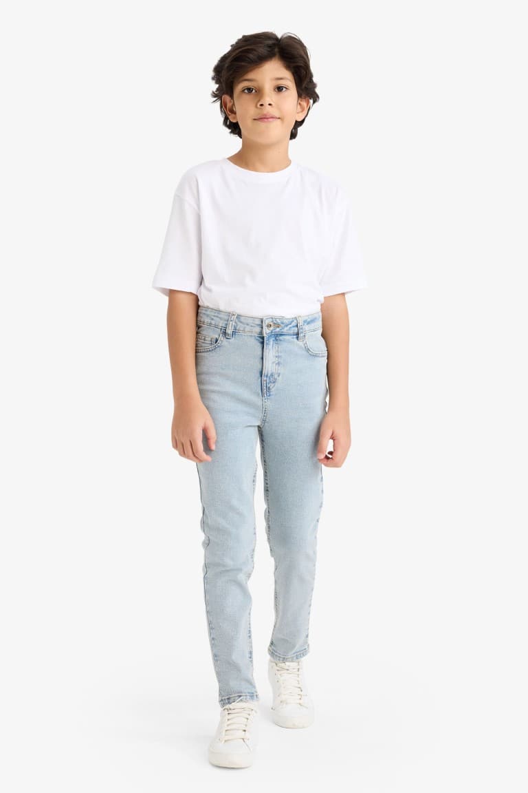 Slım Fit Straight Leg Jeans Boy Main image