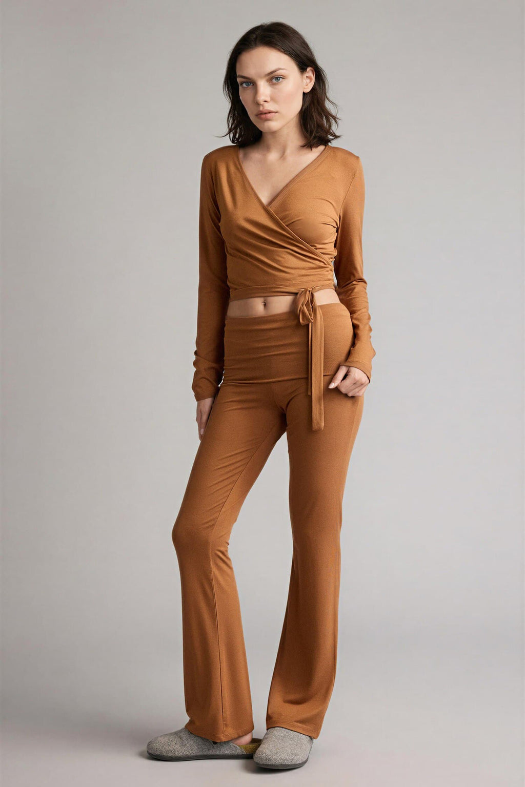 Belted Long Sleeve T-Shirt