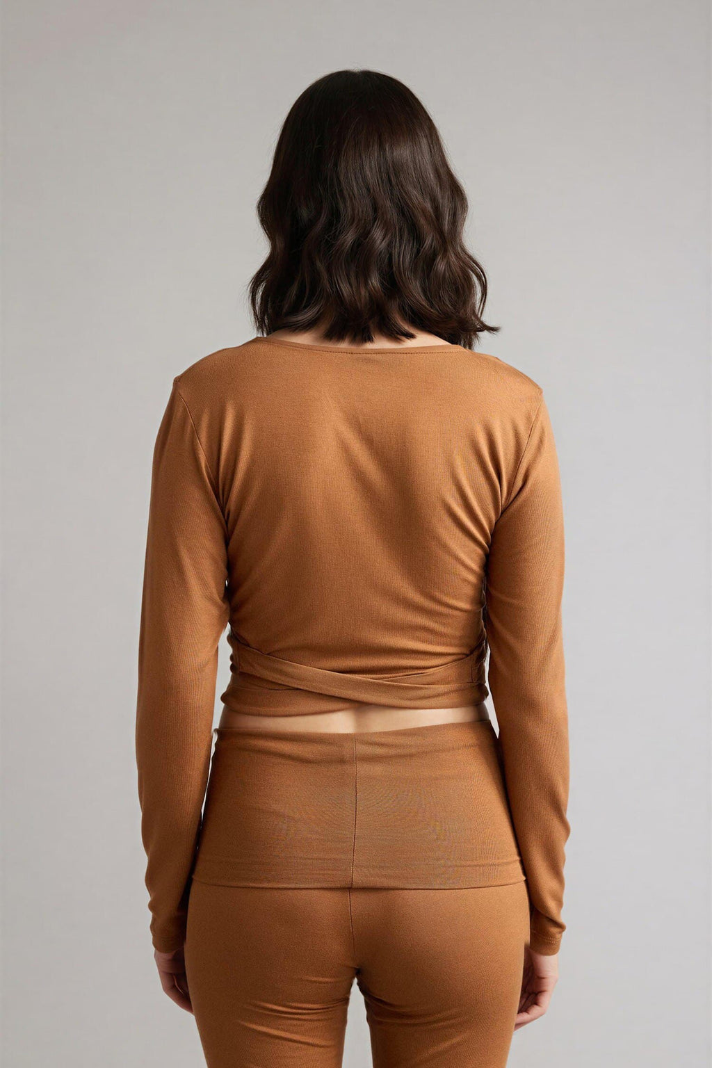 Belted Long Sleeve T-Shirt