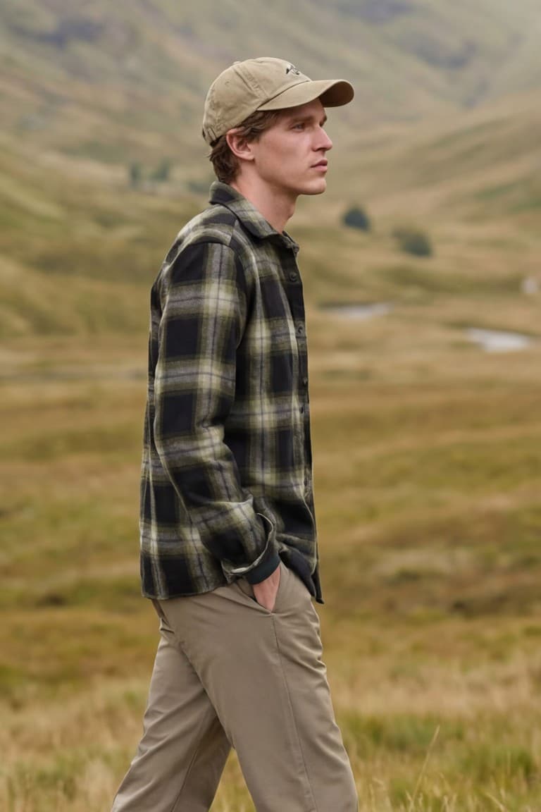 100% Cotton REGULAR FIT Flannel Shirt Secondary image