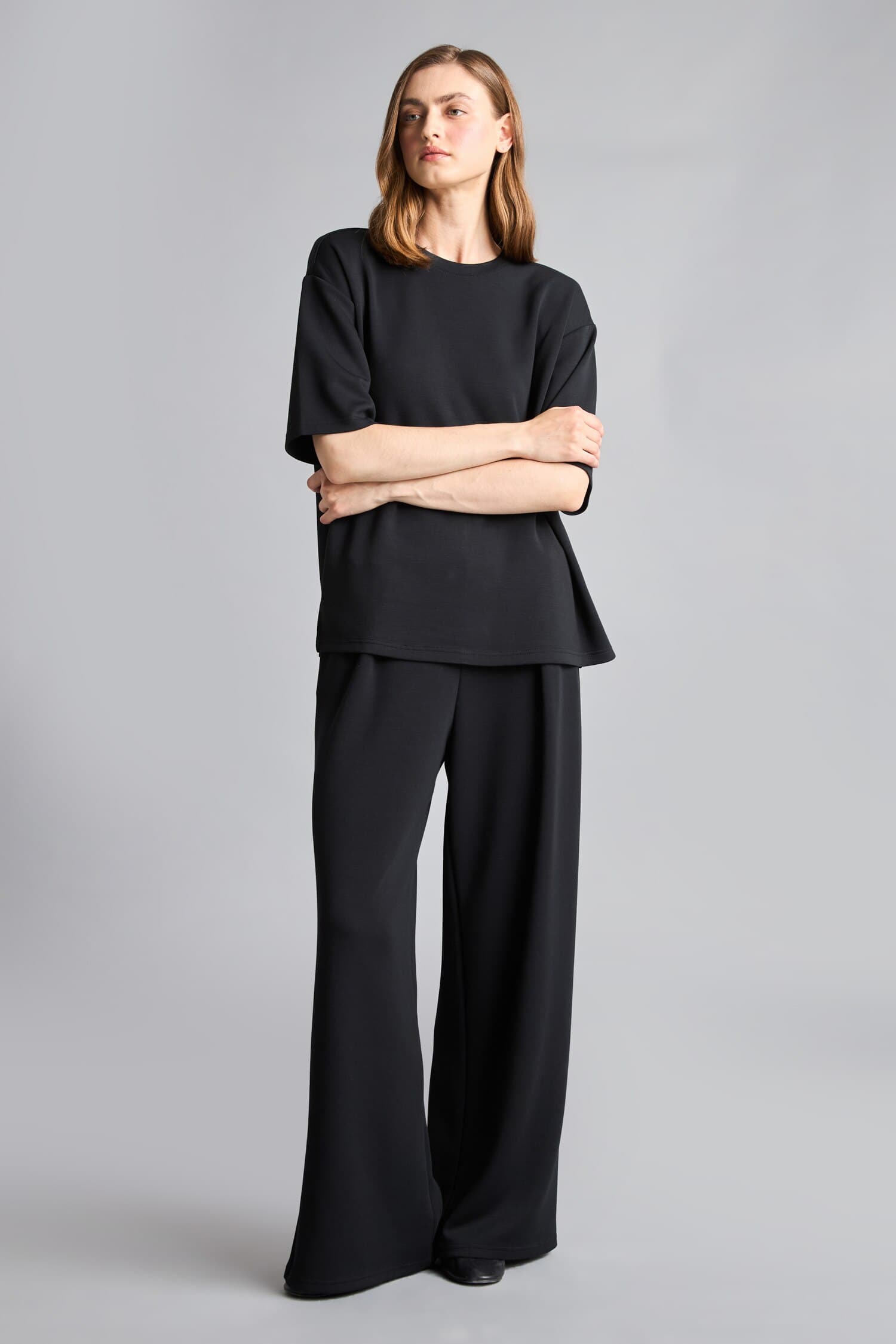 Straight Modal Trousers Secondary image
