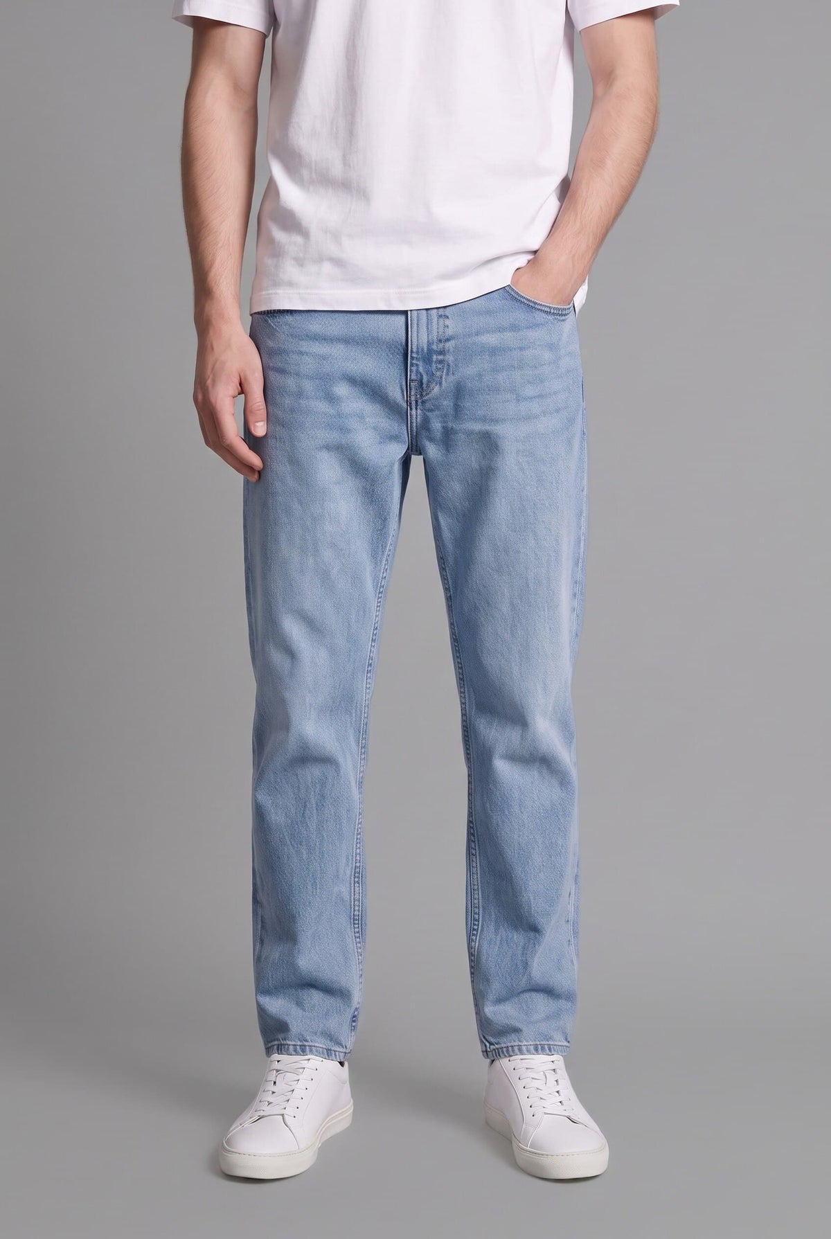 Baggy Fit Regular Waist Wide Leg Jeans