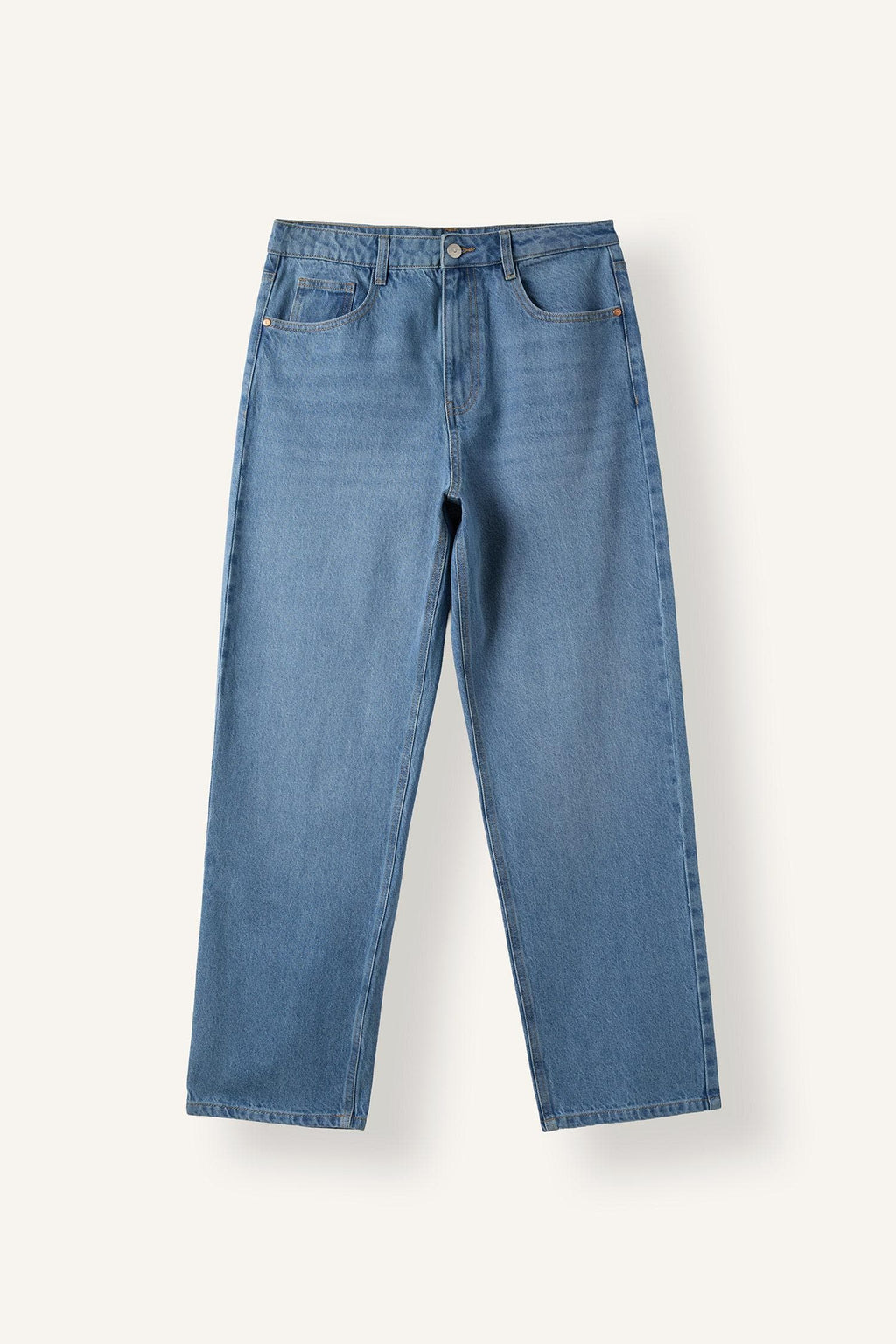 Baggy Fit Regular Waist Wide Leg Jeans