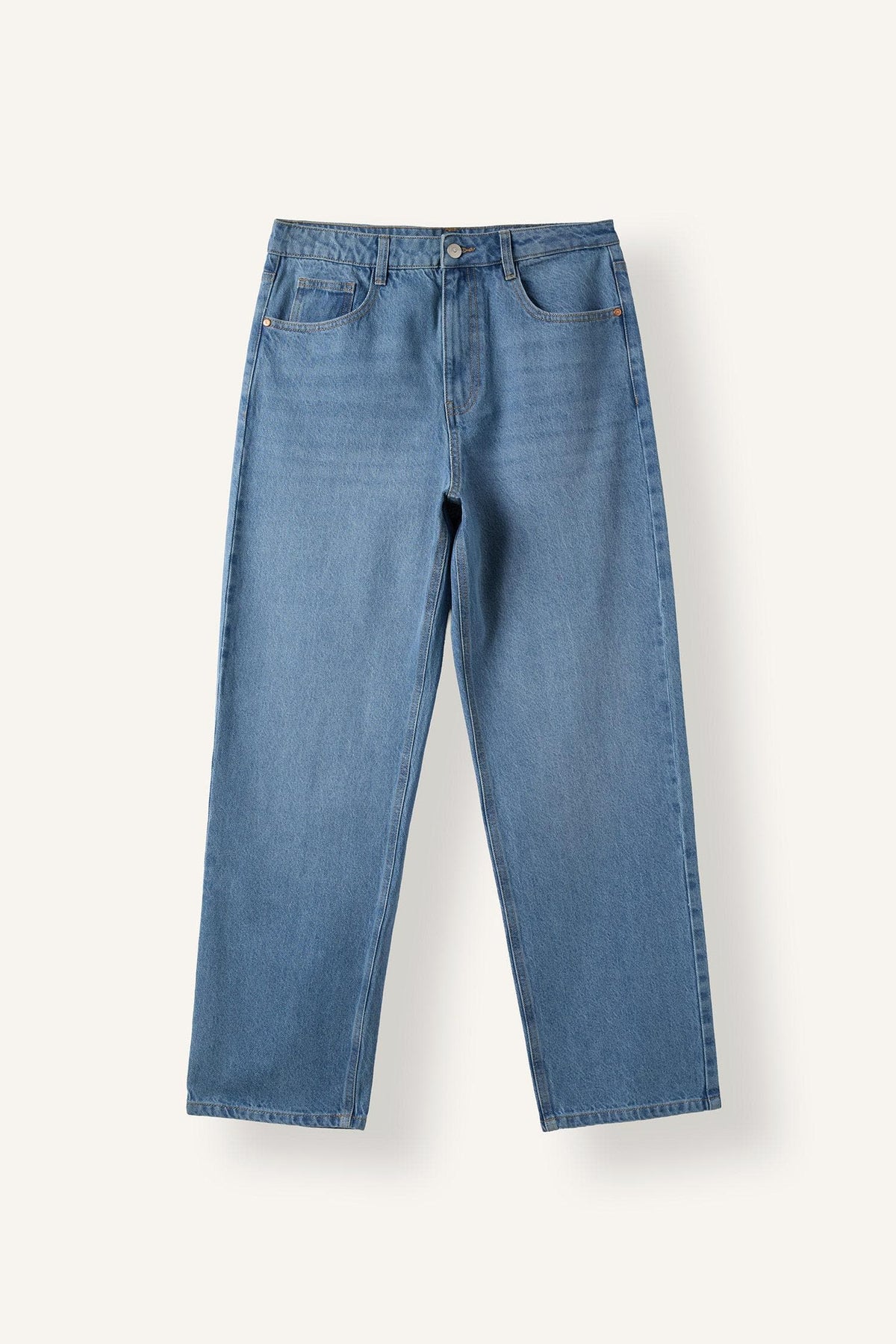 Baggy Fit Regular Waist Wide Leg Jeans