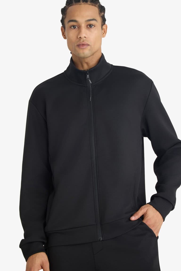 Standard Fitt High Collar Cardigan
