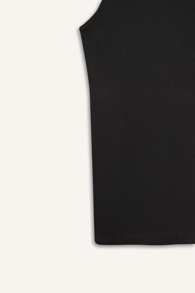 U Neck Strappy Rib Undershirt