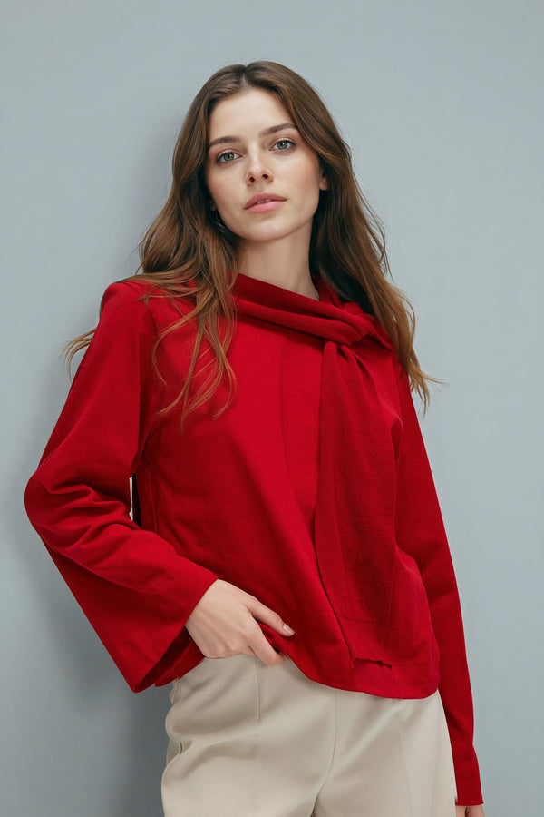 Regular Fit Crew Neck Long Sleeve T-Shirt Tunic
