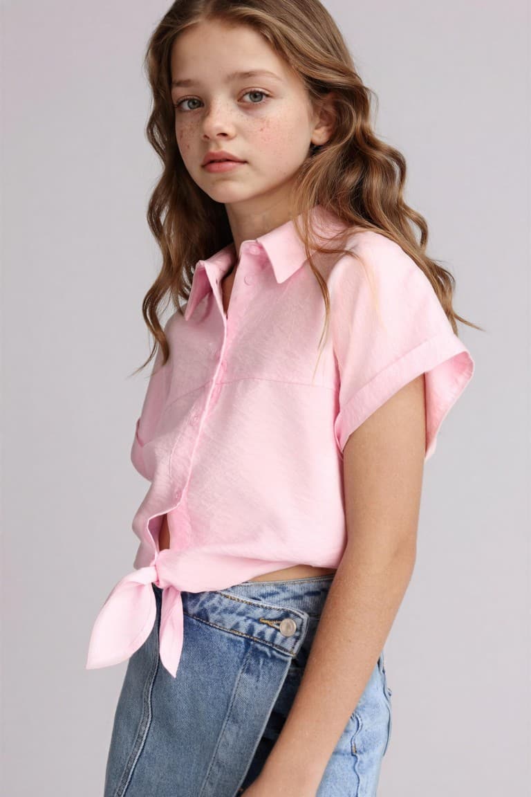Regular Fit Short Sleeve Shirt Girls Main image