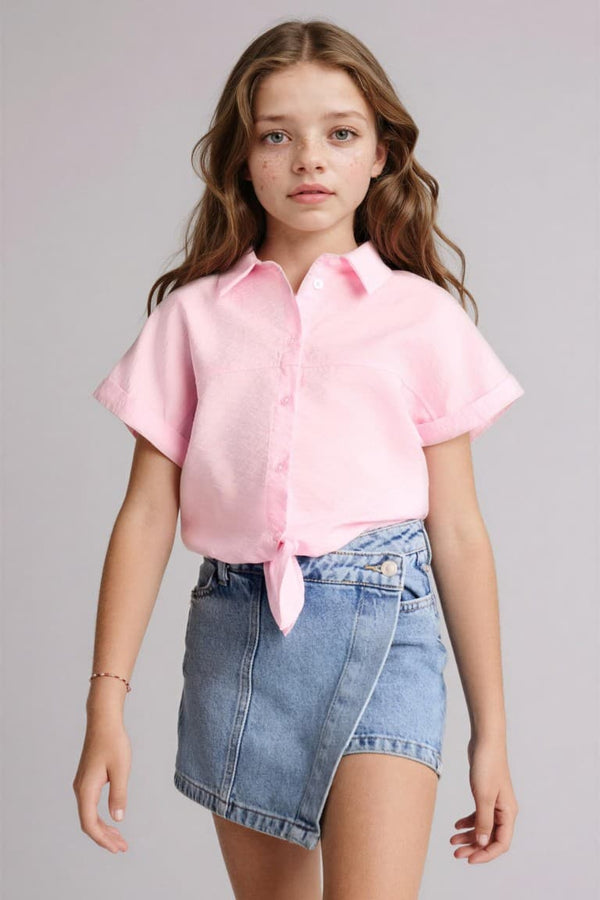 Regular Fit Short Sleeve Shirt Girls