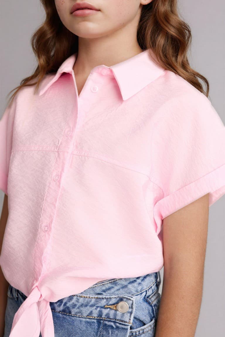 Regular Fit Short Sleeve Shirt Girls