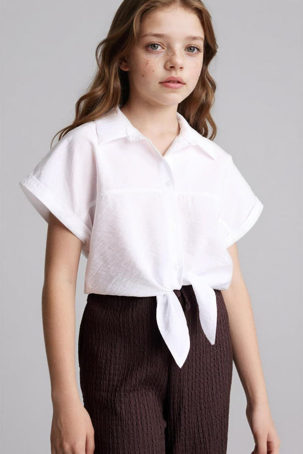 Regular Fit Short Sleeve Shirt Girls