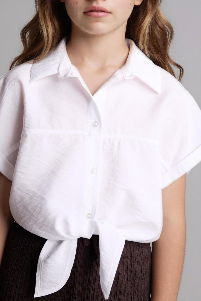 Regular Fit Short Sleeve Shirt Girls